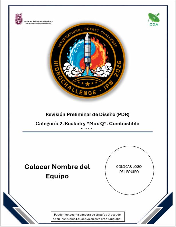 PDR Cohetes Combustible Sólido